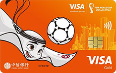 中信银行Visa颜卡FIFA世界杯主题信用卡
